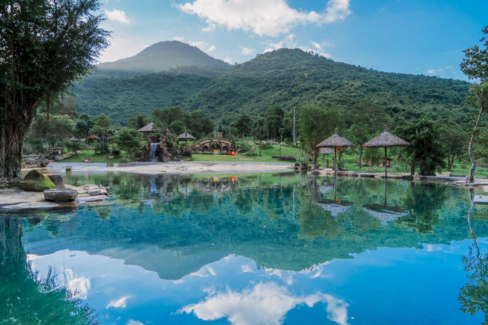Bach Ma's "Hobbit Village" represents a unique eco-tourism development that blends fantasy architecture with sustainable forest living 
